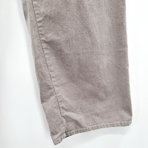 X2 Denim Laboratory Tan & White Striped 100% Cotton Relaxed Pants Men's Sz 34X34 - Picture 5 of 9